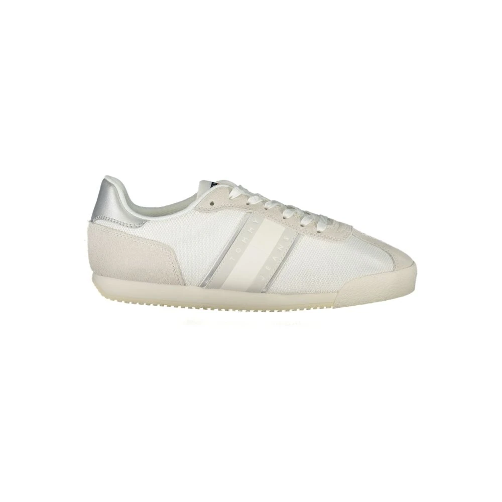 Tommy Hilfiger Women's White Lace-Up Sneaker