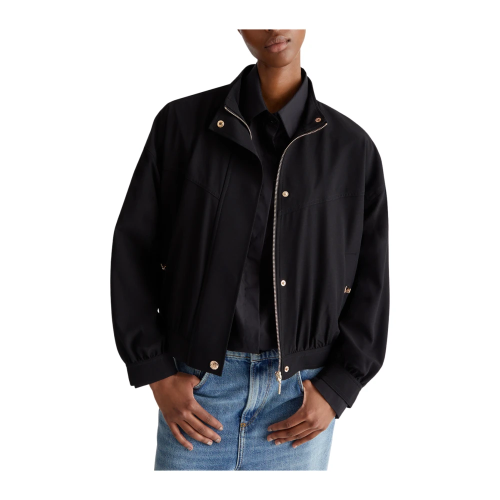 Liu Jo Zwarte Jas Tf4284 Ts423 Black Dames