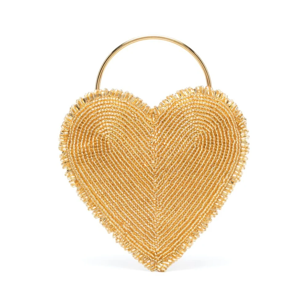 Vanina Goudkleurige Top Handtas Yellow Dames