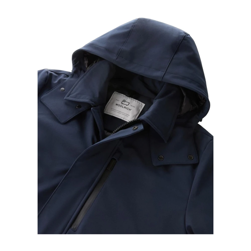 Woolrich Polyester Jassen en Parka's Blue Heren