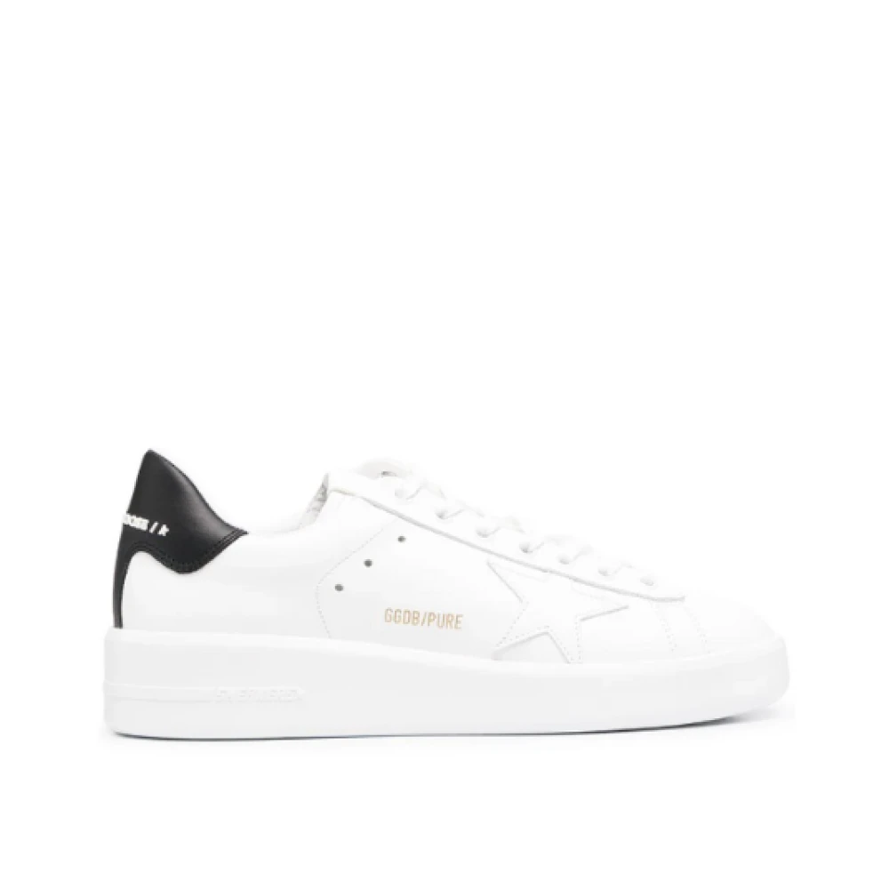 Golden Goose Star Sneakers met leren bovenkant Dames Schoenen Wit