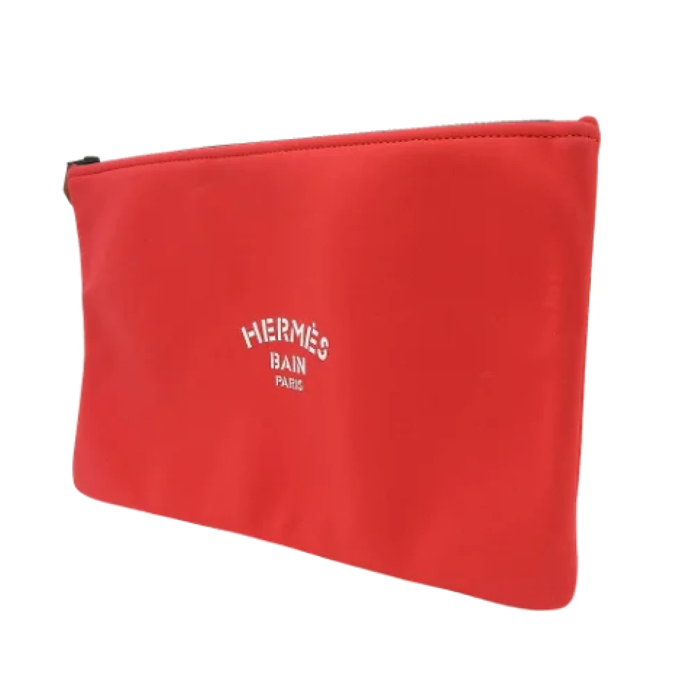 Hermès Vintage Pre-owned Plastic clutches Red Dames