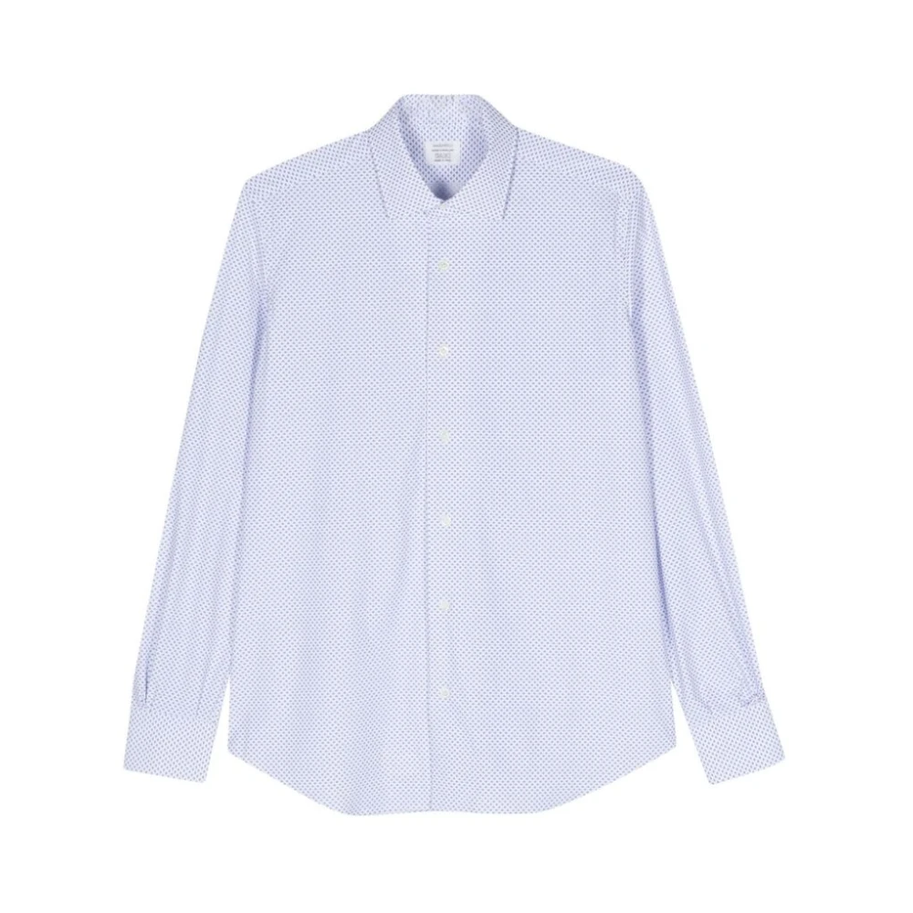 Mazzarelli Casual Shirts Blue Heren