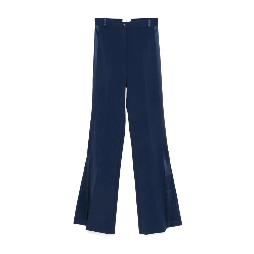 Elisabetta Franchi Stijlvolle Casual Broeken voor Vrouwen Blue Dames
