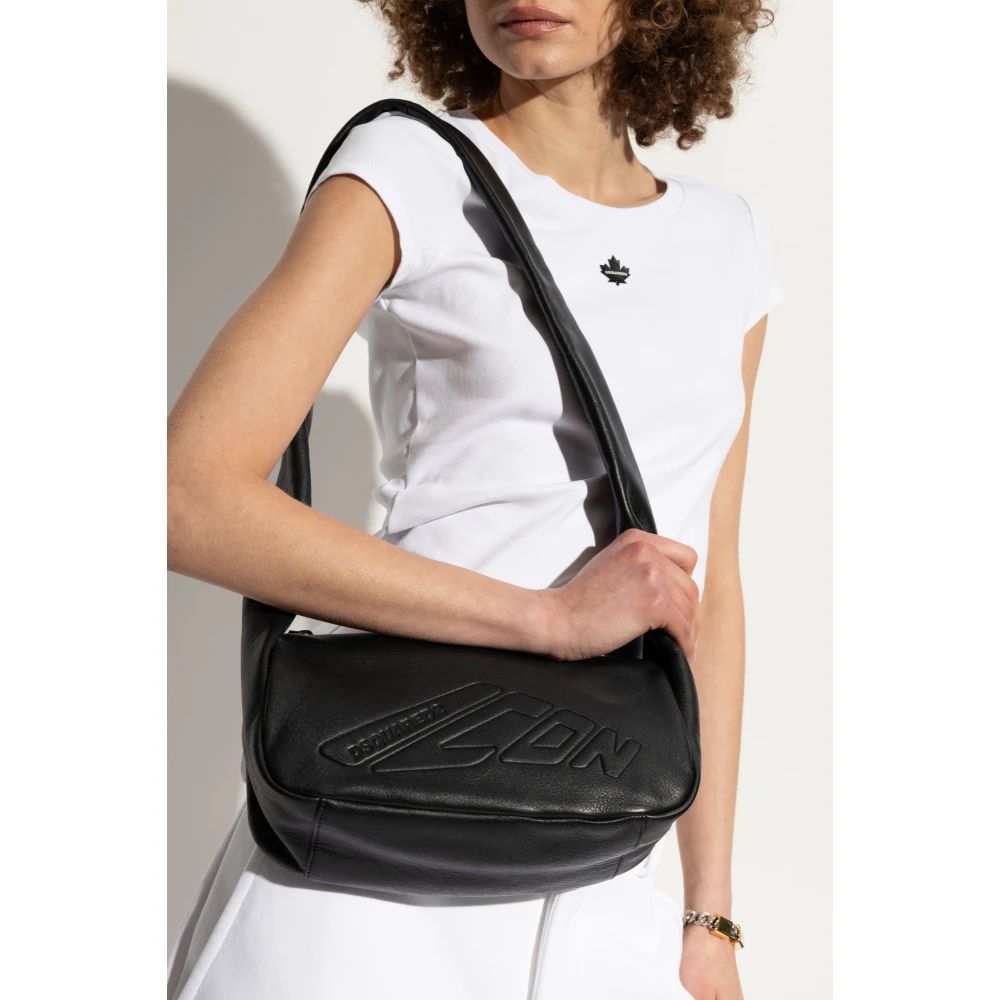 Dsquared2 Schoudertas met logo Black Dames