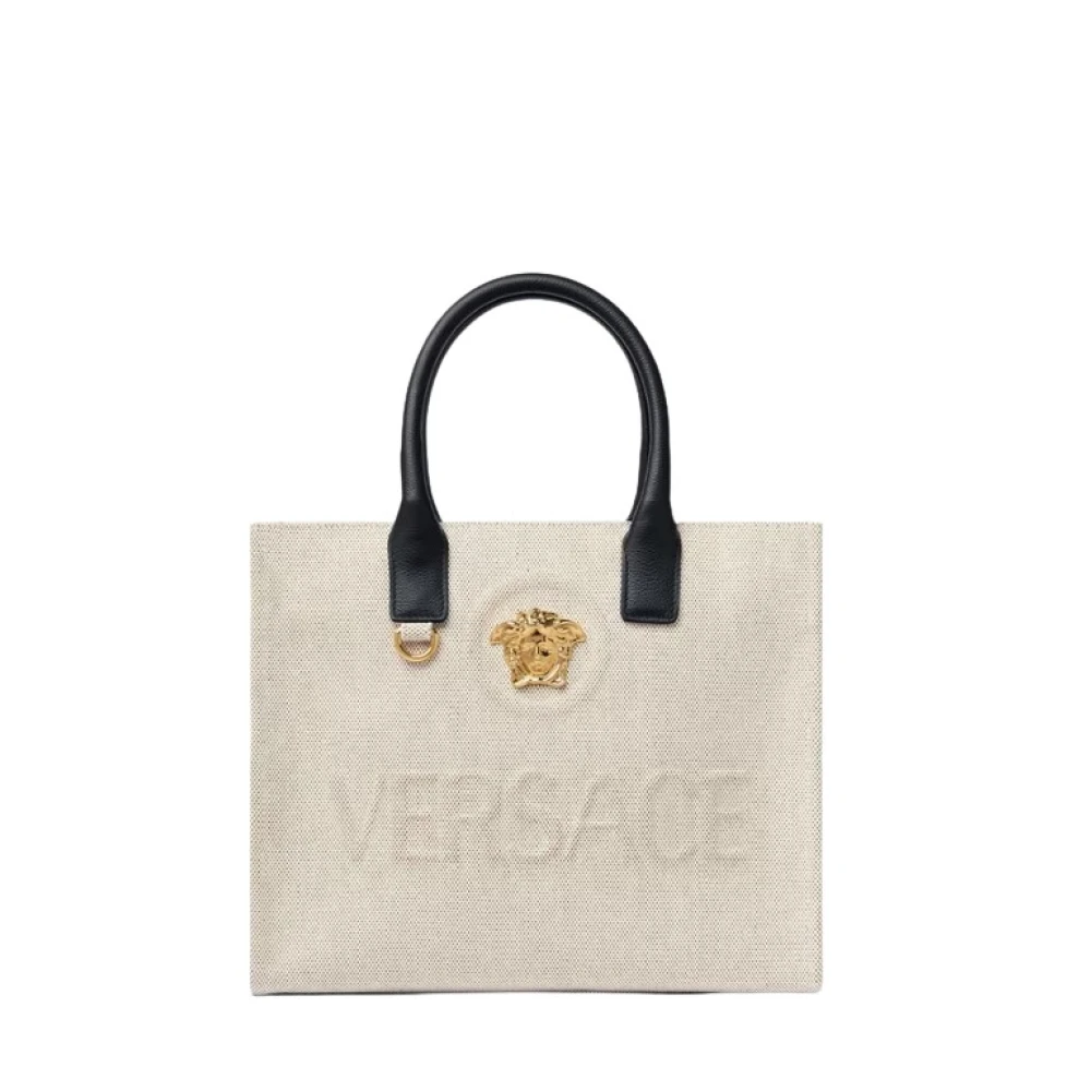 Versace Stijlvolle tassen voor vrouwen Beige Dames