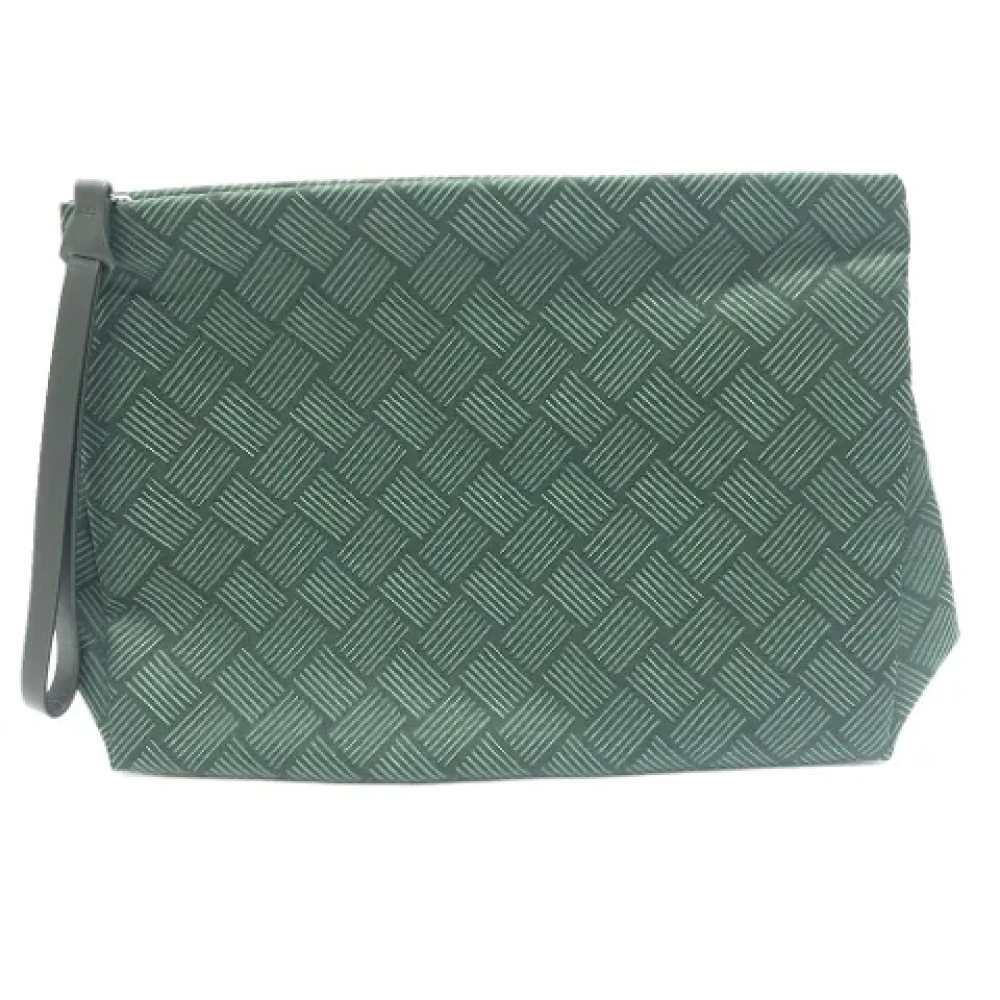 Bottega Veneta Vintage Pre-owned Fabric clutches Green Dames