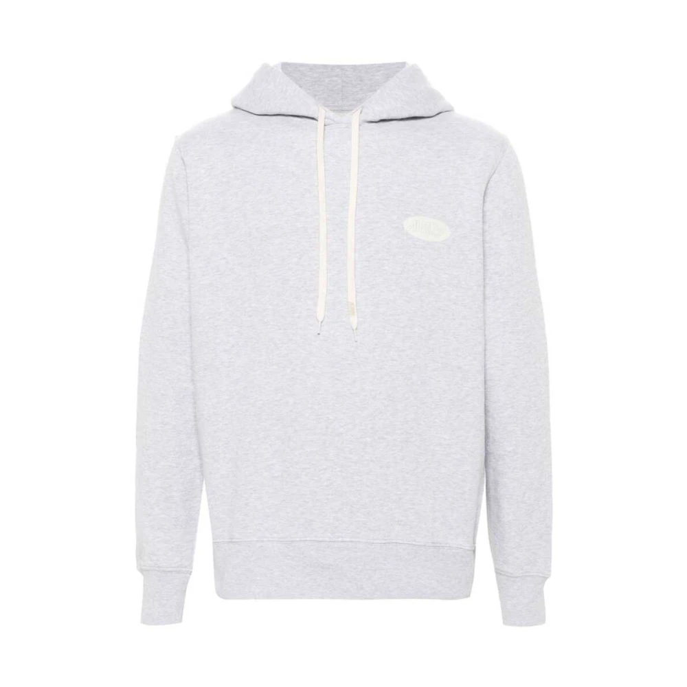 Autry Hooded Logo Sweatshirt Gray Heren