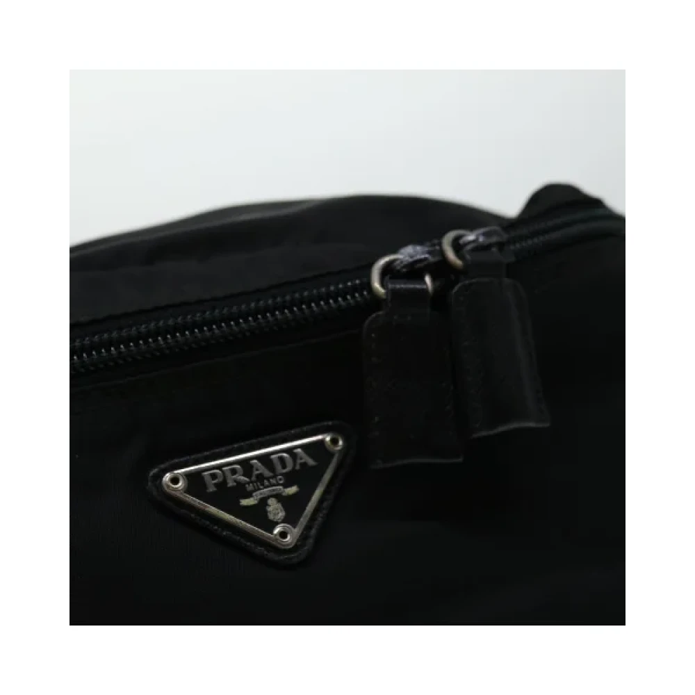 Prada Vintage Pre-owned Nylon home-office Black Dames