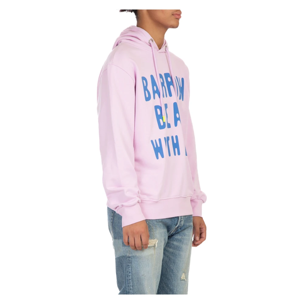 Barrow Teddy Hoodie Pink Heren