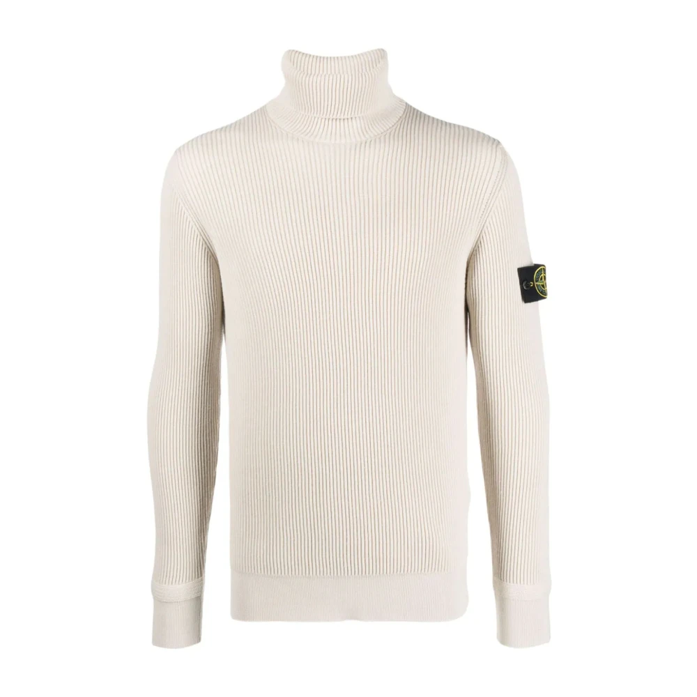 Stone Island Högkrage Sweaters Beige, Herr