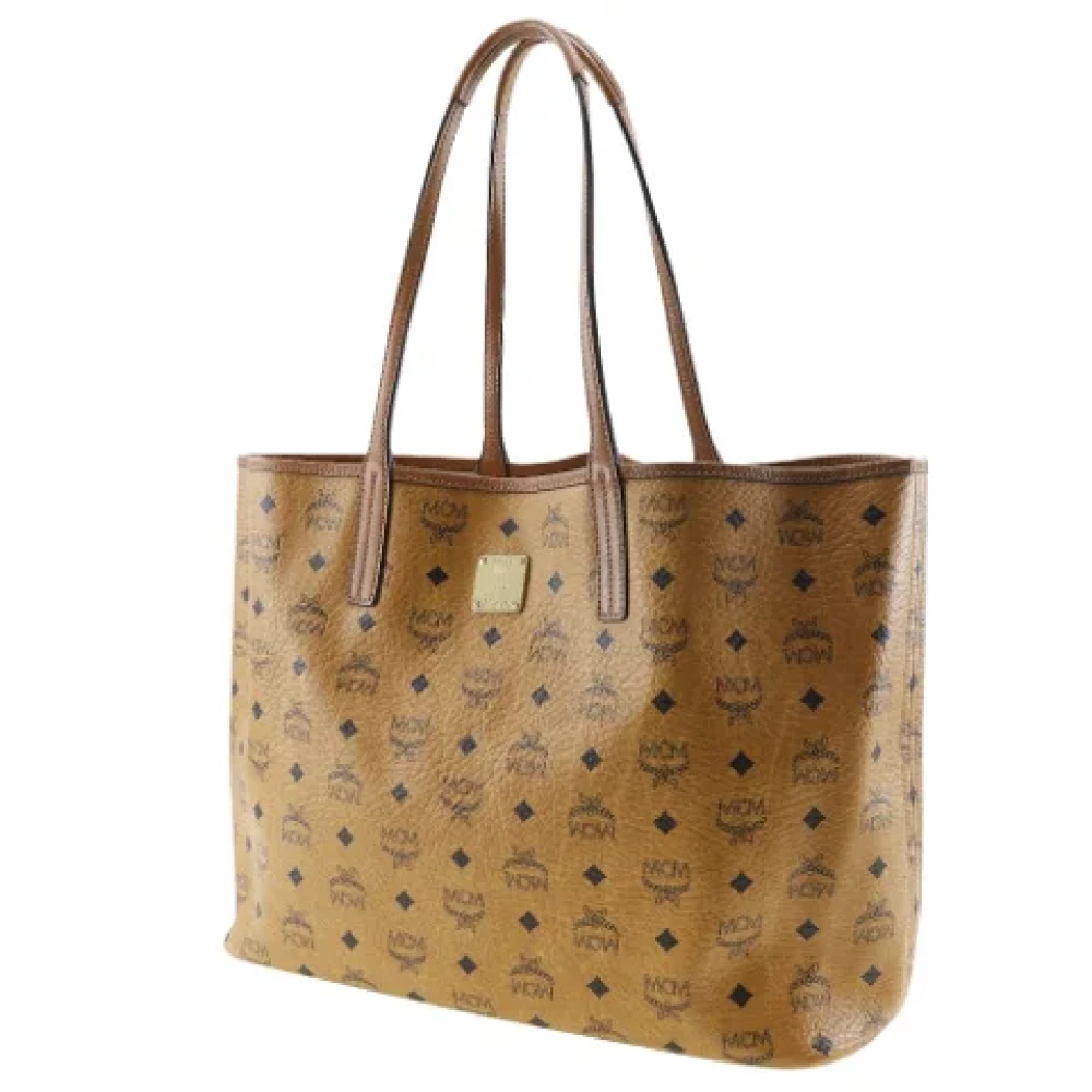 MCM Pre-owned Canvas totes Brown Dames