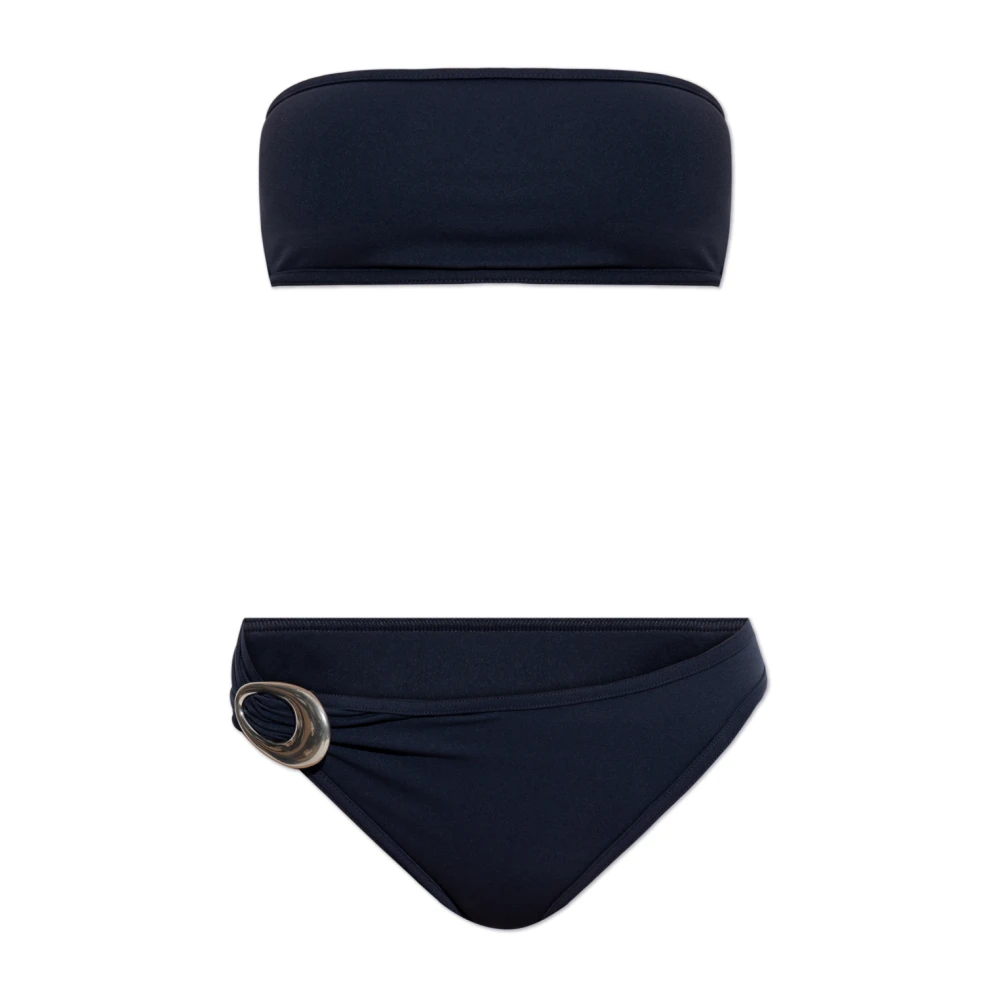 Bottega Veneta Tweedelig badpak met applicatie Blue Dames