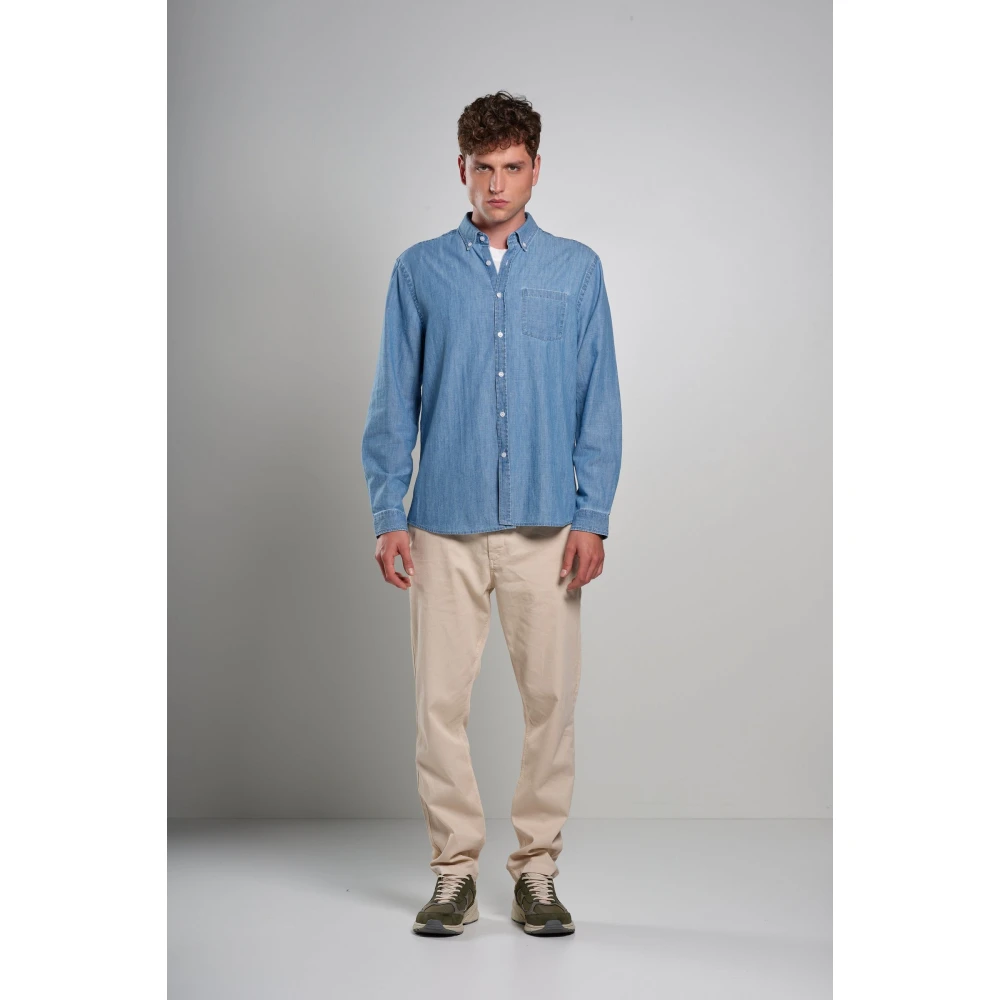 BomBoogie Casual Shirts Blue Heren