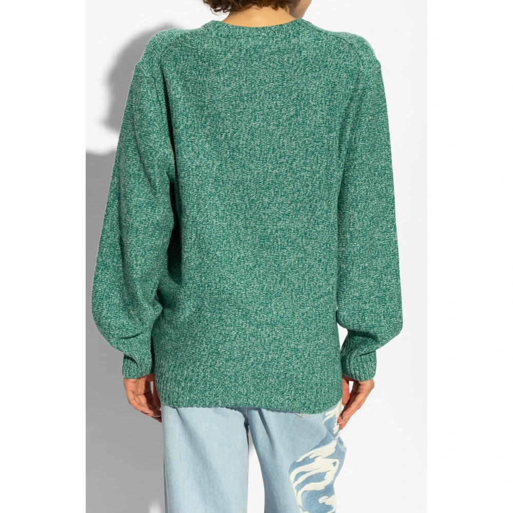 Lacoste Wollen trui Green Dames