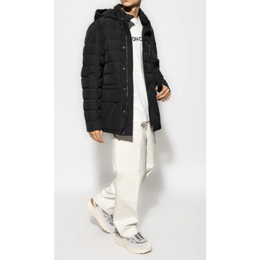 Moncler Gewatteerde Logojas Black Heren