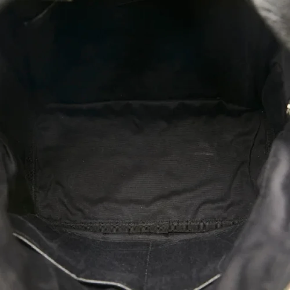 Saint Laurent Vintage Pre-owned Leather backpacks Black Dames