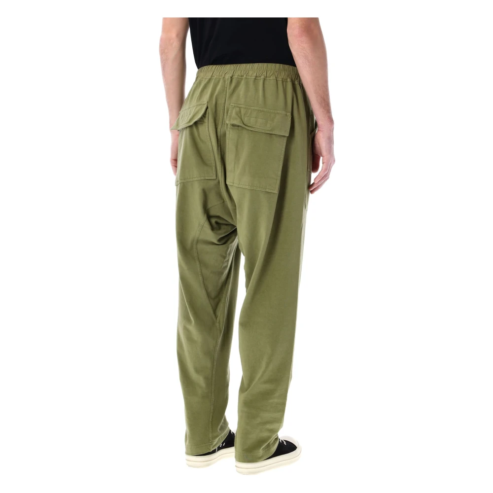 Rick Owens Cargo Trekkoord Broek Salie Aw24 Green Heren