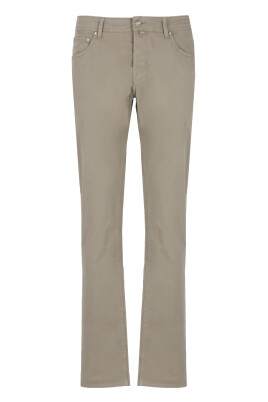 pantalon-en-coton-gris-avec-patch-logo