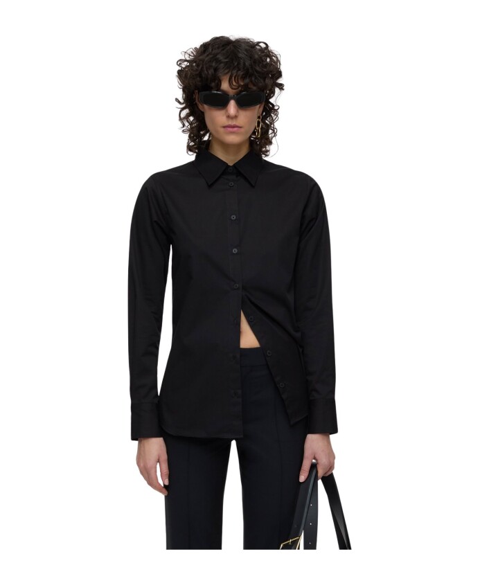 chemise-noire-avec-col-classique