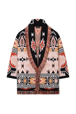 pink-v-neck-fringed-sweater