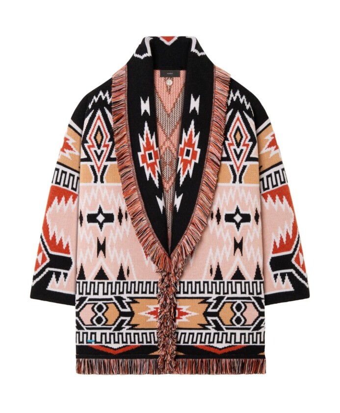 pink-v-neck-fringed-sweater