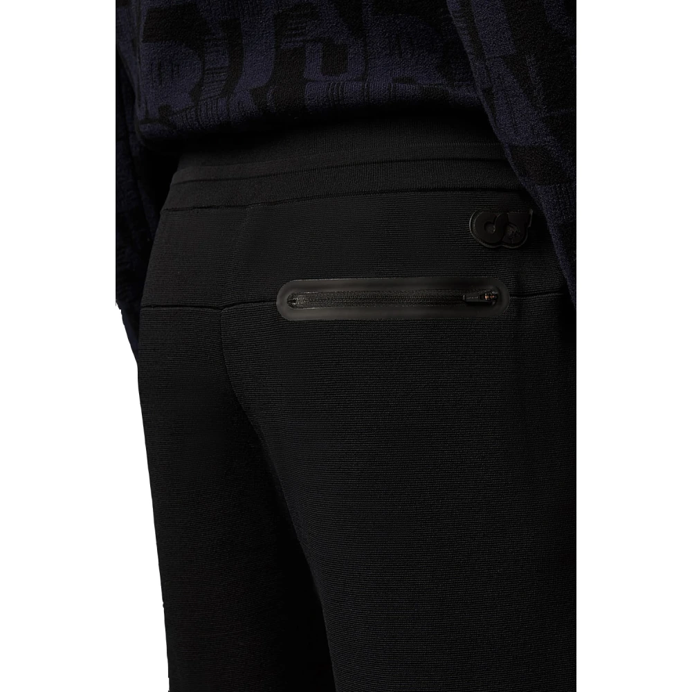 AlphaTauri Naadloze zwarte broek Black Heren