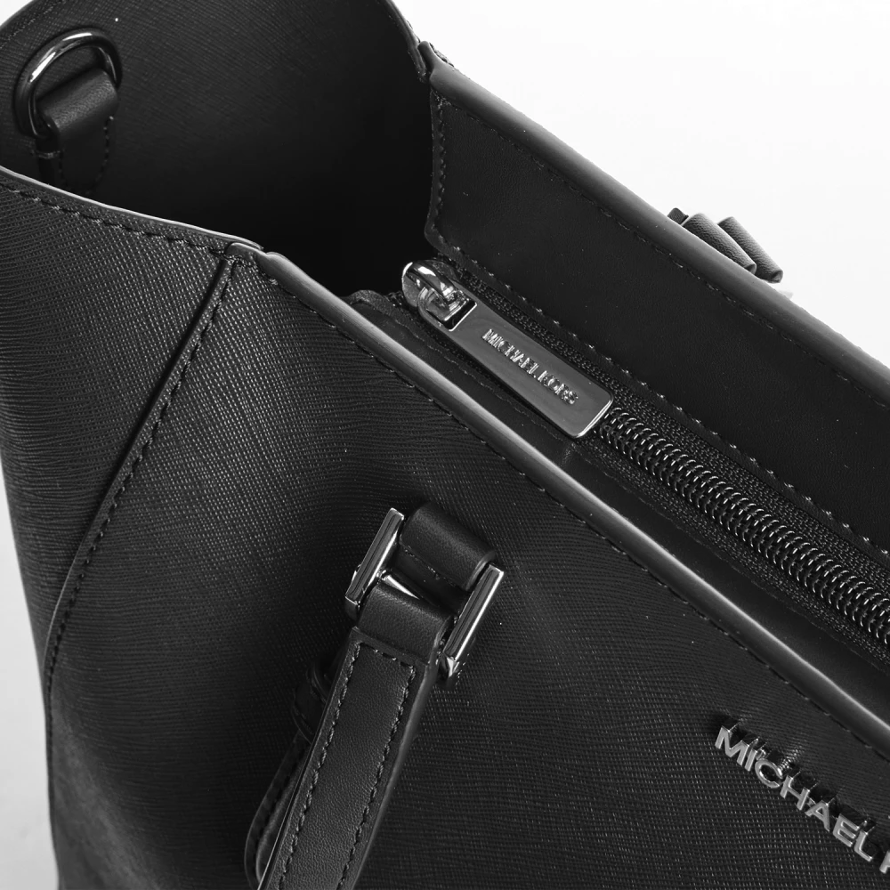 Michael Kors Omkeerbare leren tas Black Dames