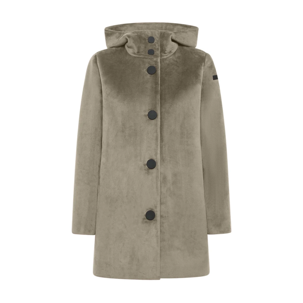 RRD Velvet Neo Parka Jas Gray Dames