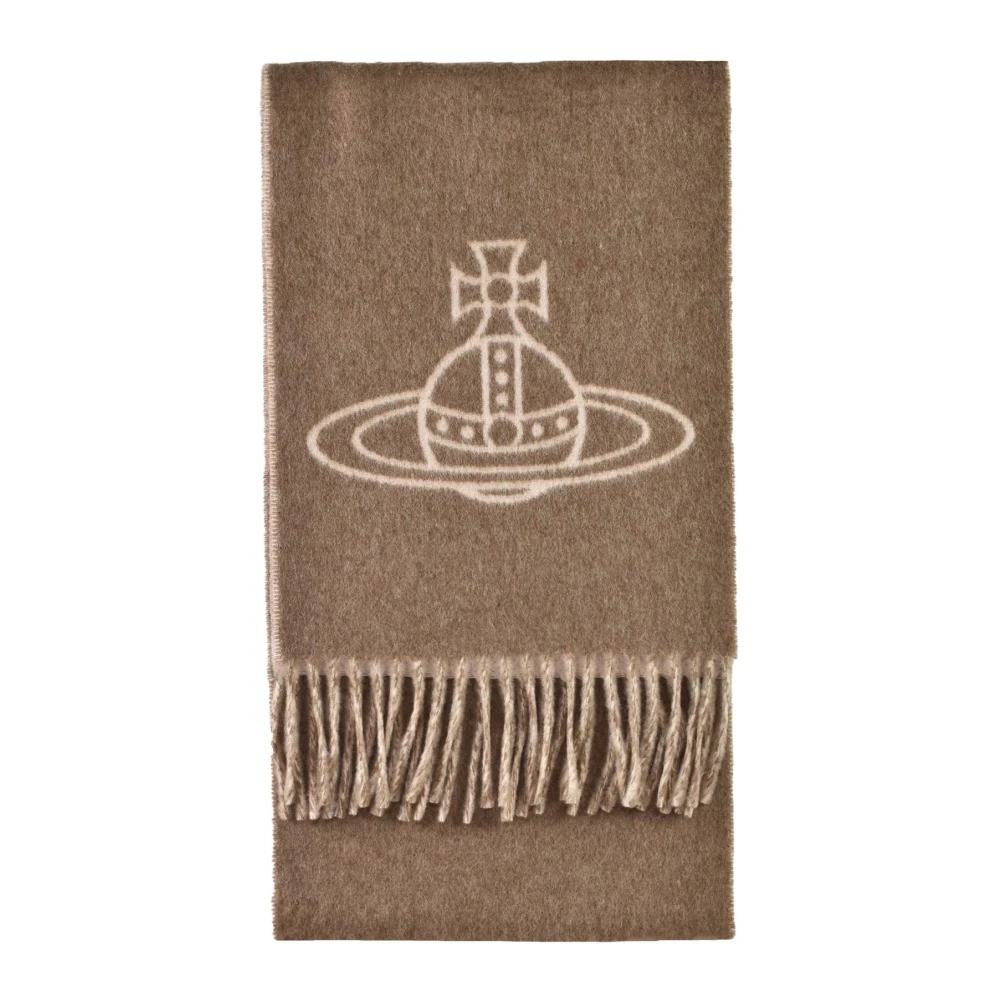 Vivienne Westwood Wollen Sjaal Brown Dames