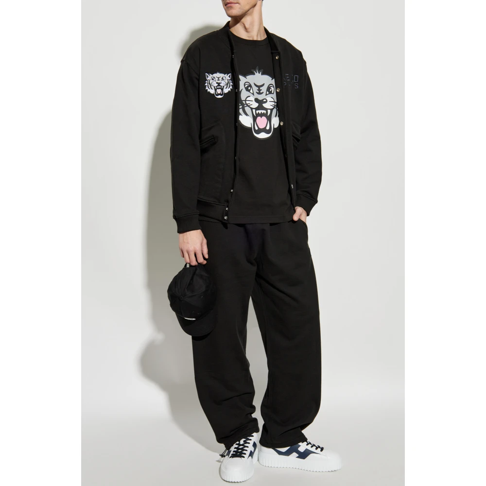 Kenzo Sweatshirt met tijgermotief Black Heren