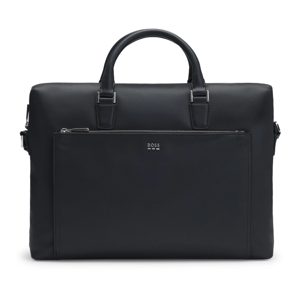 Hugo Boss Stijlvolle Documentenhoes Black Heren