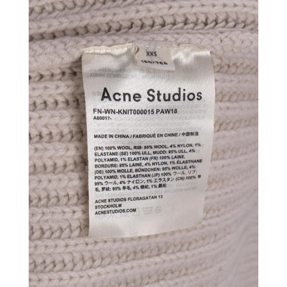 Acne Studios Pre-owned Wool tops White Dames