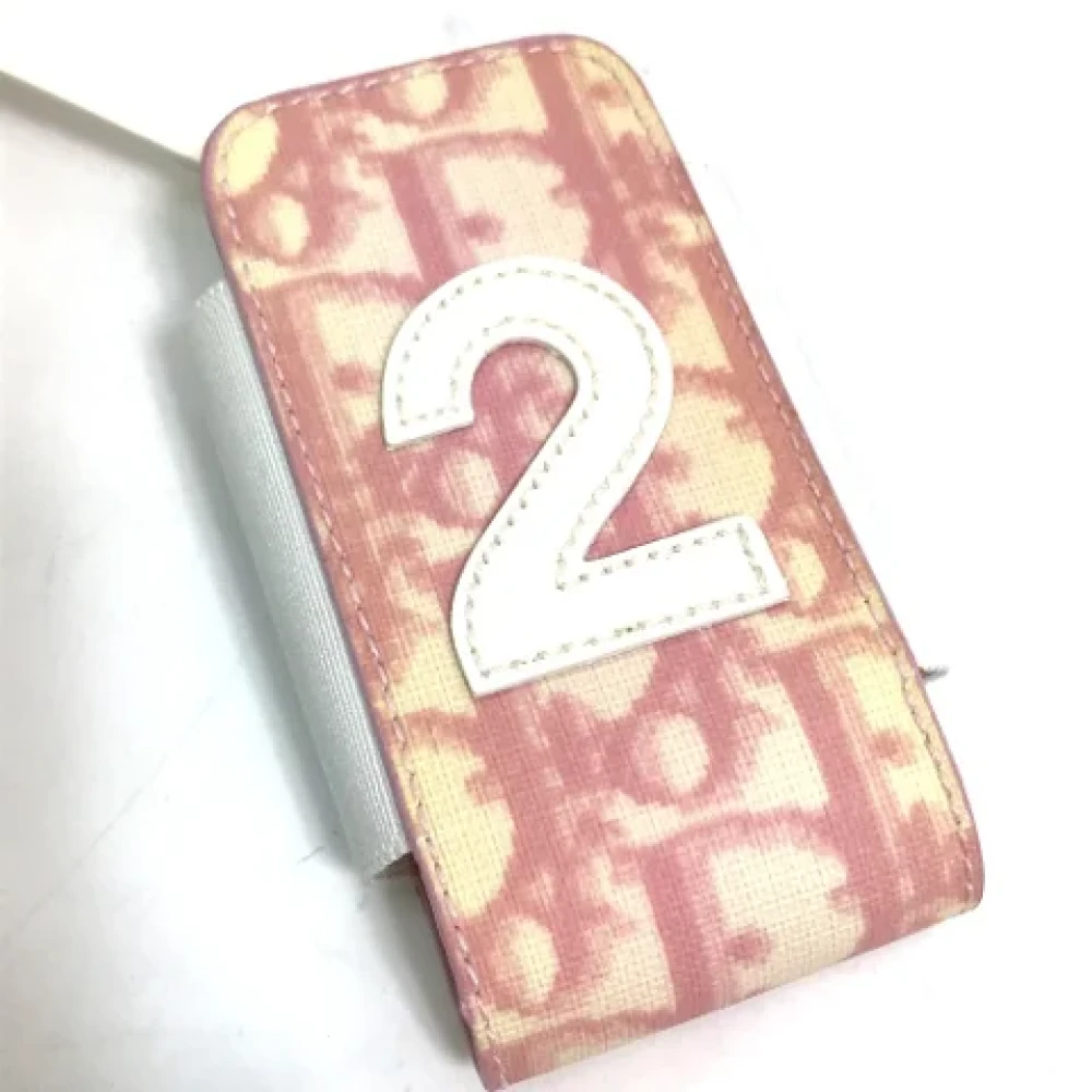 Dior Vintage Pre-owned Fabric home-office Pink Dames