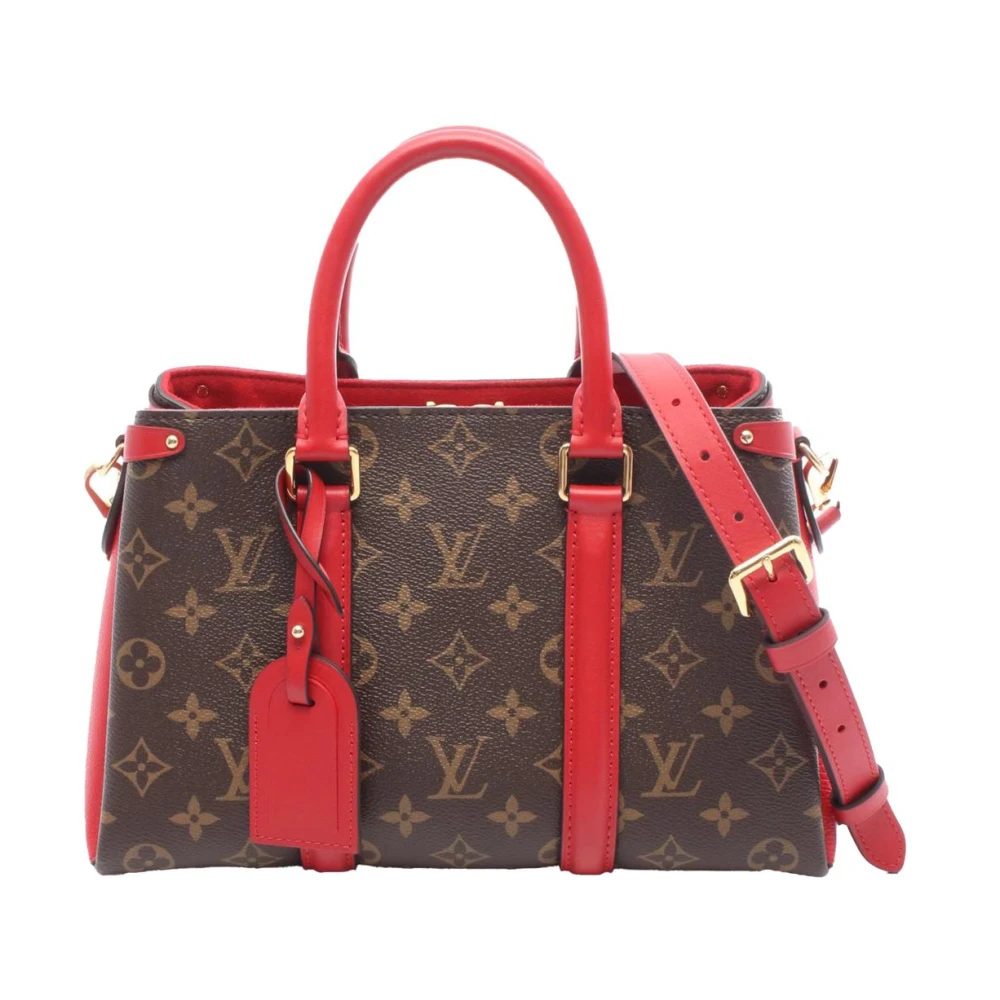 Louis Vuitton Vintage Women's Brown Pre-Owned Structured Satchel Handbag