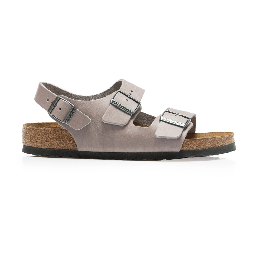 Birkenstock Herr Milano Lädersandaler Gray, Herr