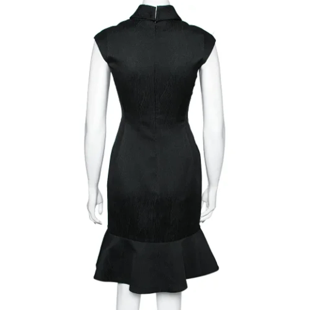 Carolina Herrera Pre-owned Cotton dresses Black Dames
