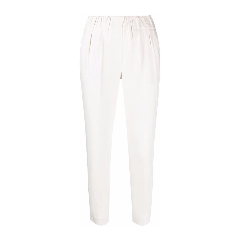 BRUNELLO CUCINELLI Witte Hoge Taille Katoenen Culotte Broek White Dames