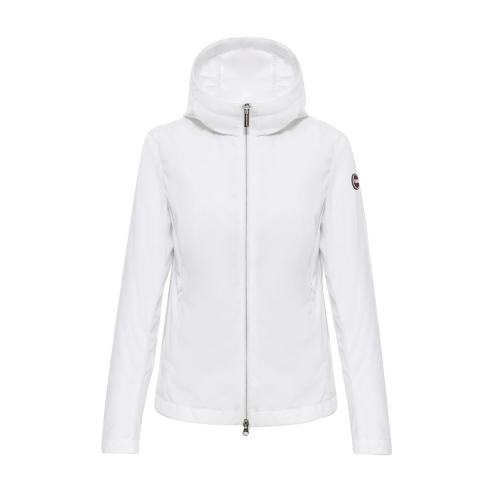 Colmar Vrouw Wit Jassen Dames, M, Polyester, Softshell Jas Met Capuchon