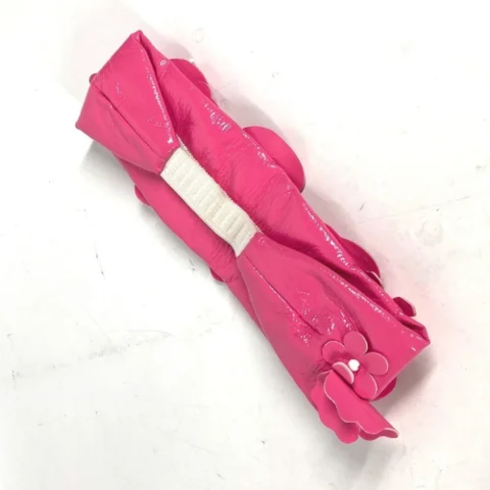 Miu Pre-owned Fabric hair-accessories Pink Dames