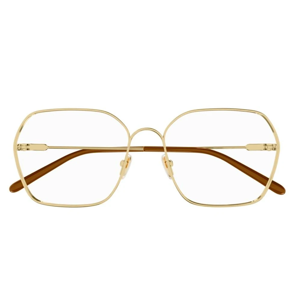 Chloé Gouden Brilmontuur Yellow Unisex