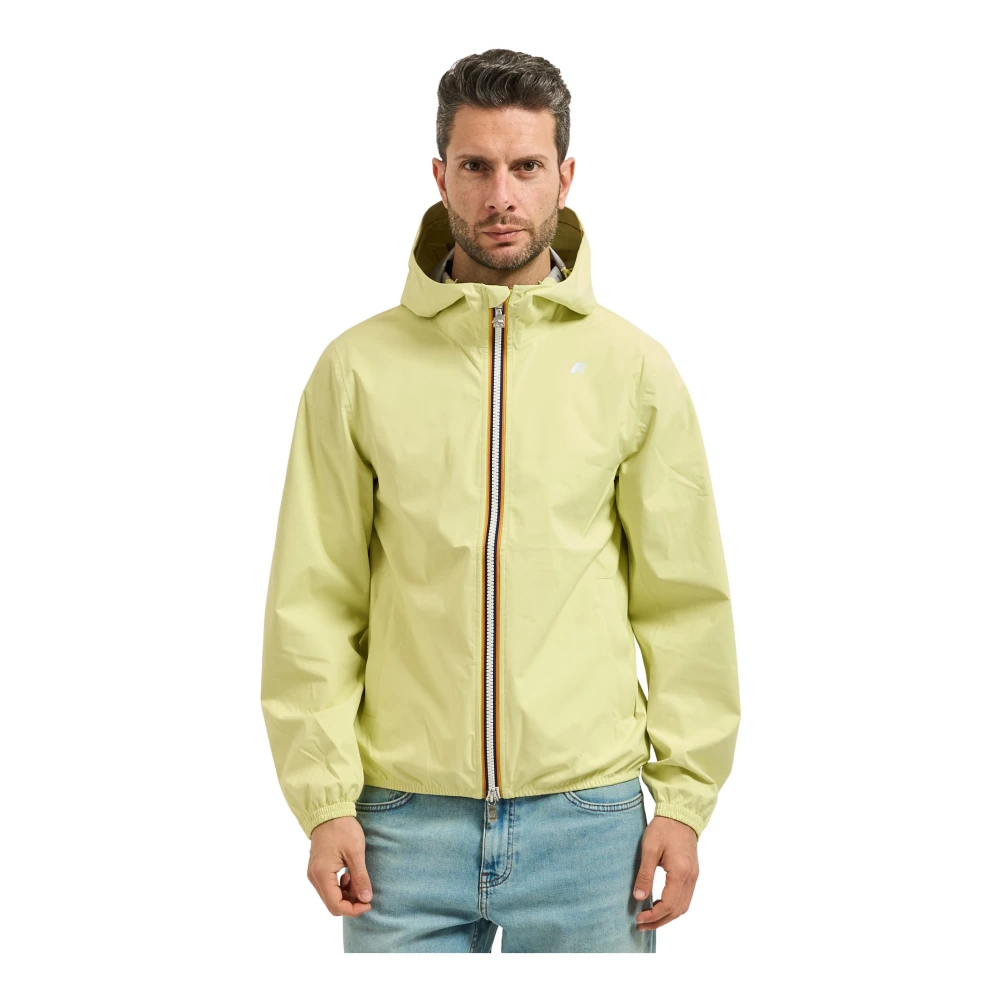 K-Way Uomo Giallo - Jack Stretch Dot - Jackets - L