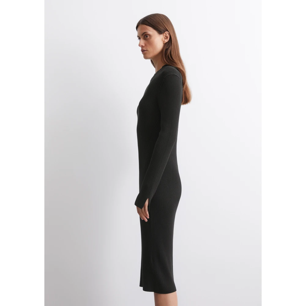 Marc O'Polo Gebreide jurk slim Black Dames