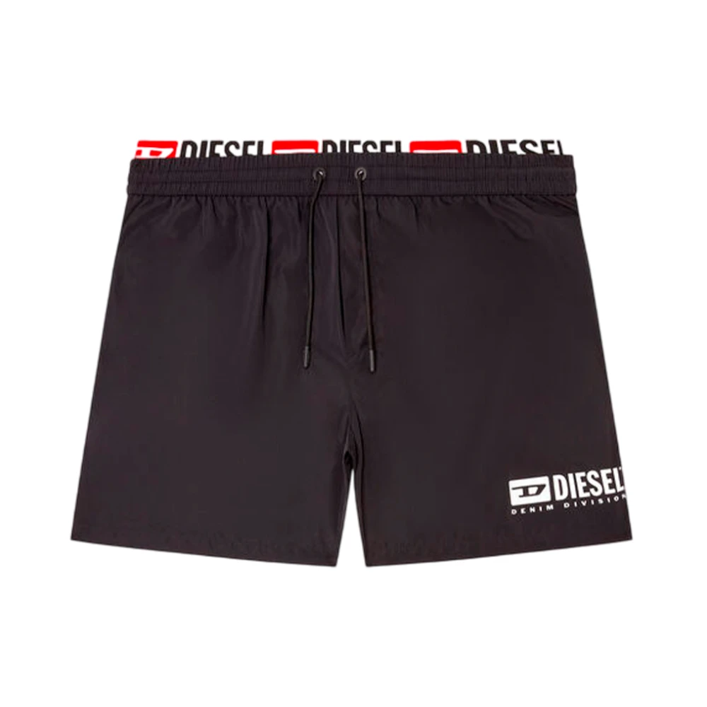 Diesel Men's Black Beachwear, S, Visper-41-D-Core Swim Shorts