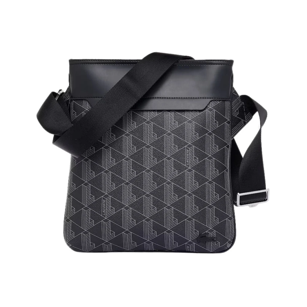 Lacoste Donna Nero Borse, Taglia Unica, New,