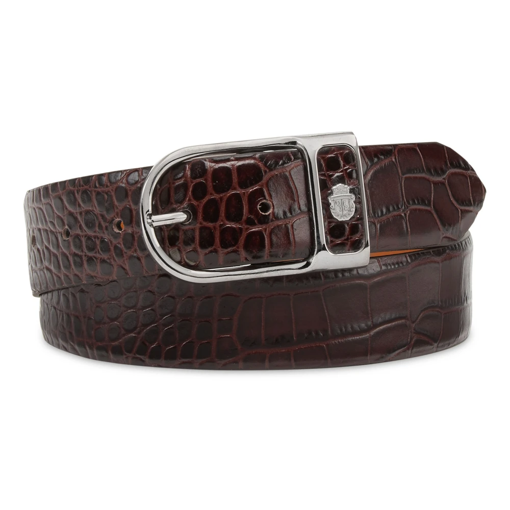 Billionaire Herr Brun Accessoarer 95 Cm, Läder, Leather Belt Crocco