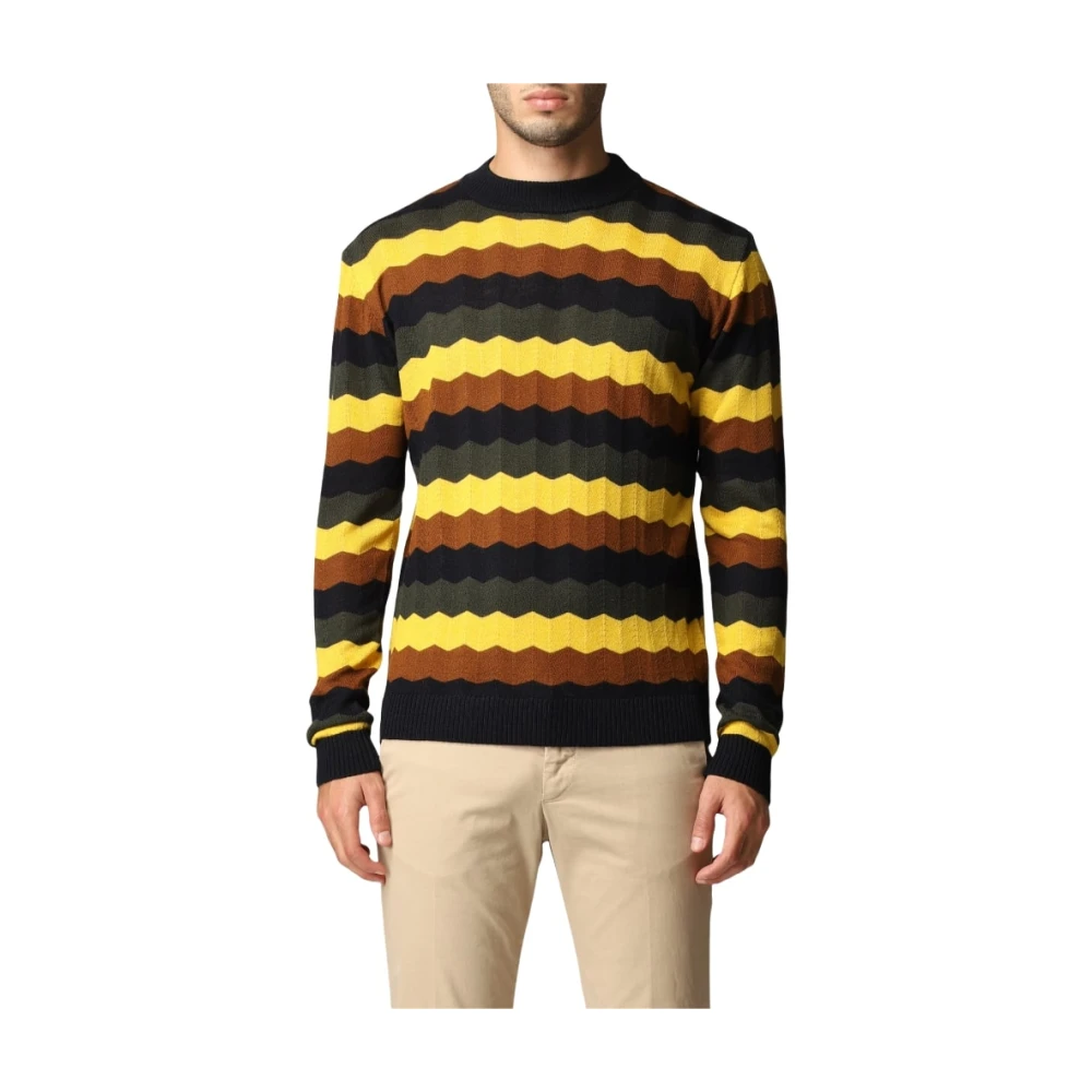 Manuel Ritz Crew Neck Sweater Multicolor Heren