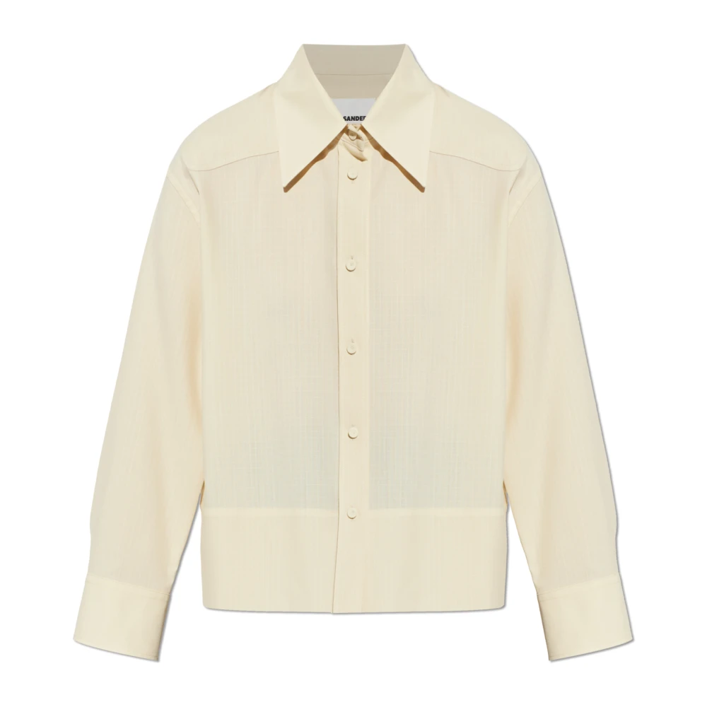 Jil Sander Donna Beige Casual Shirts