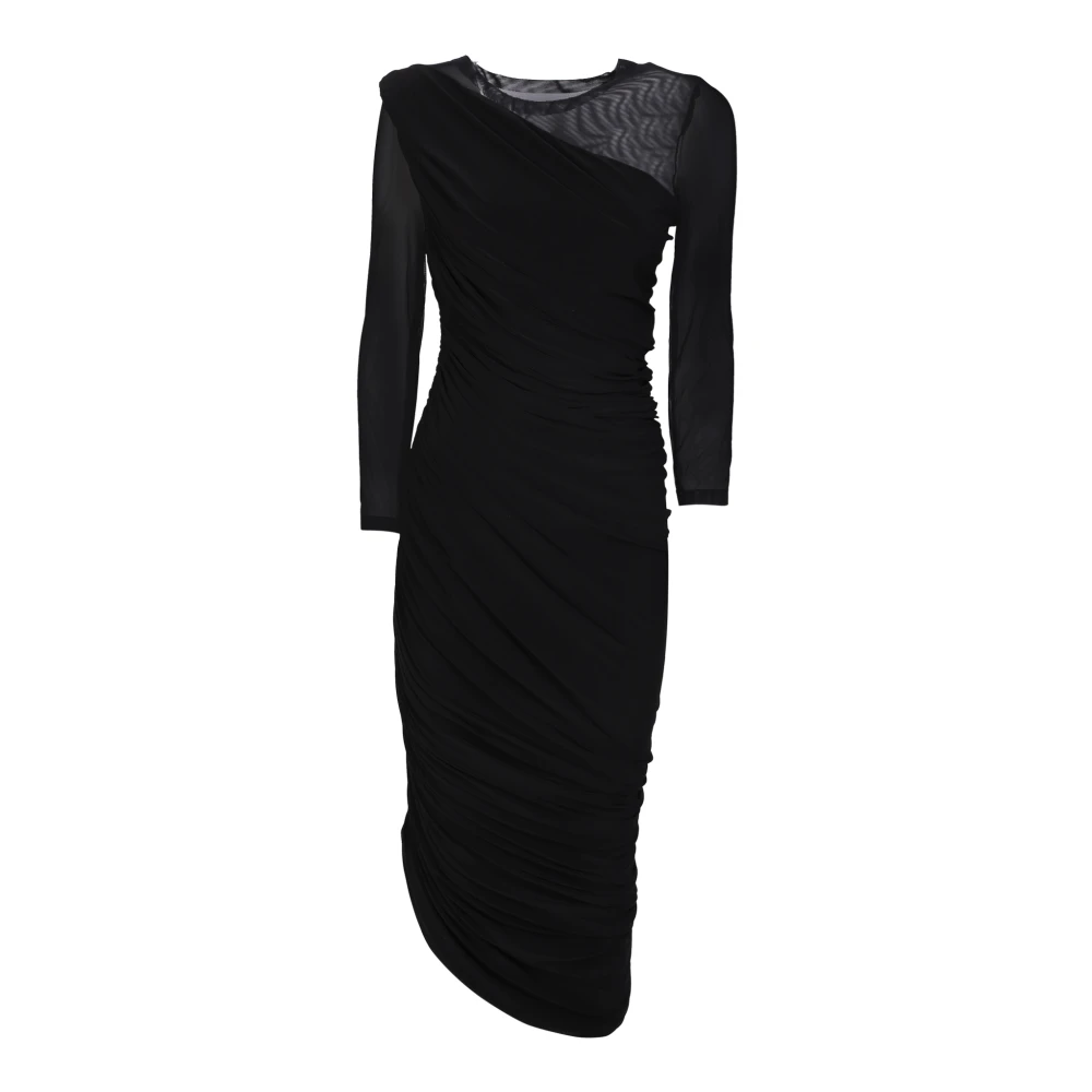 Norma Kamali Women's Black Party Dresses, Xs, Diana Dress Aw23