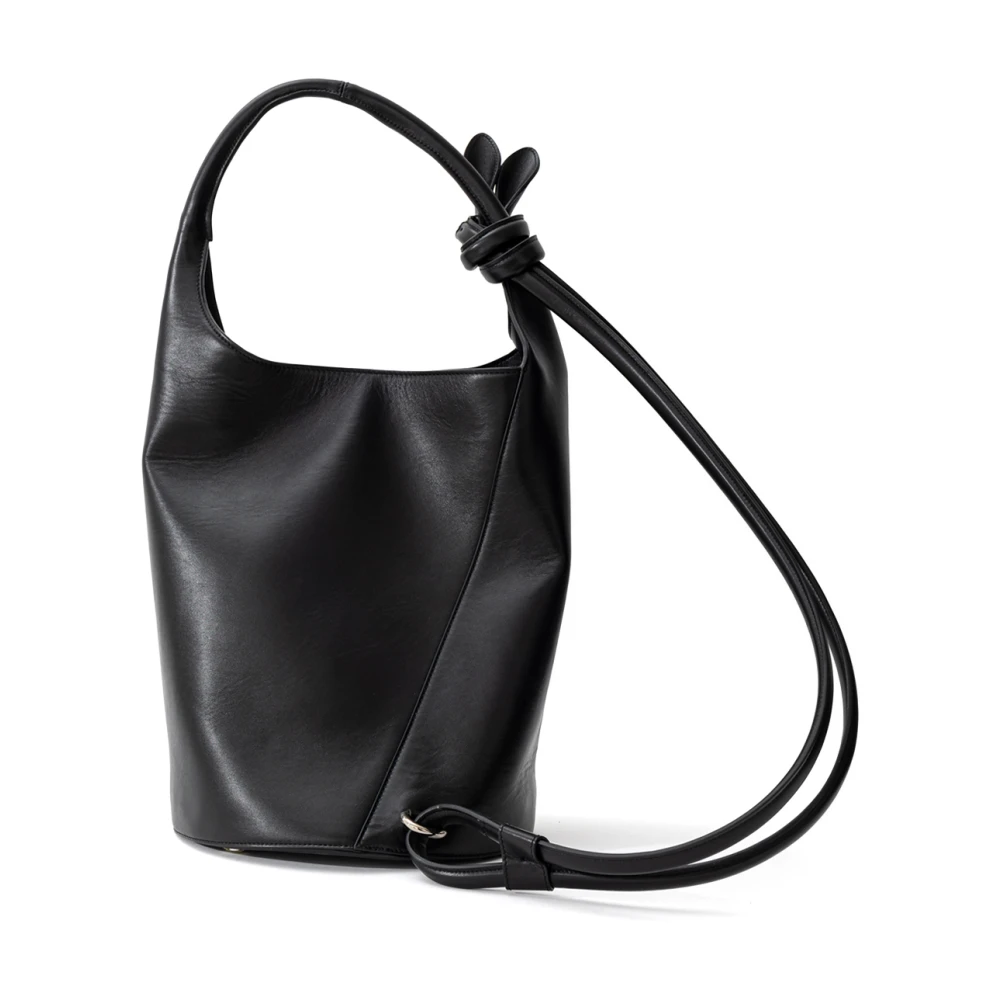 Jacquemus Geknoopte Bucket Bag Le Tourni Black Heren